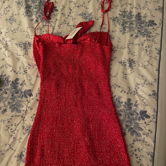 Gorgeous Red Floral Dress - Picture 3 of 7